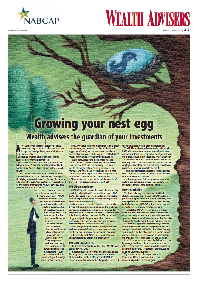 Denver Business Journal September 30, 2011 Arapaho Asset Management