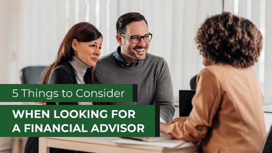 Financial Advisor 101: Top 5 Considerations to Remember When ...